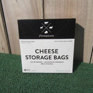 Brand New Formaticum 15 Reusable Wax Paper Cheese Storage Bags